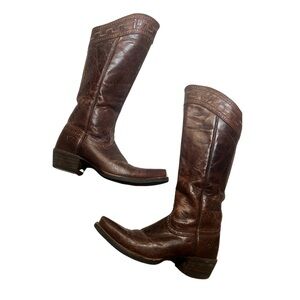 Women’s Ariat Snip Toe Fashion Brown Boots 6.5 B